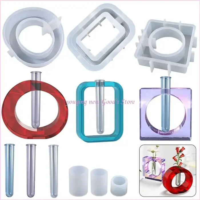 57qa mur suspendu en acrylique tube tube tube silicone
