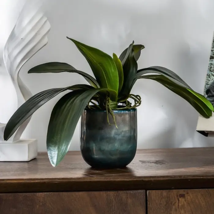 6 pièces de fausses fleurs en plastique