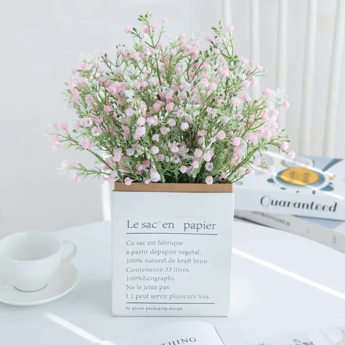 Fleur artificielle Plante Gypsophila Offre Spéciale De Mariage Bouquet De Mariée Accueil Vase table jardin fête Bricolage Photographie prop décoration