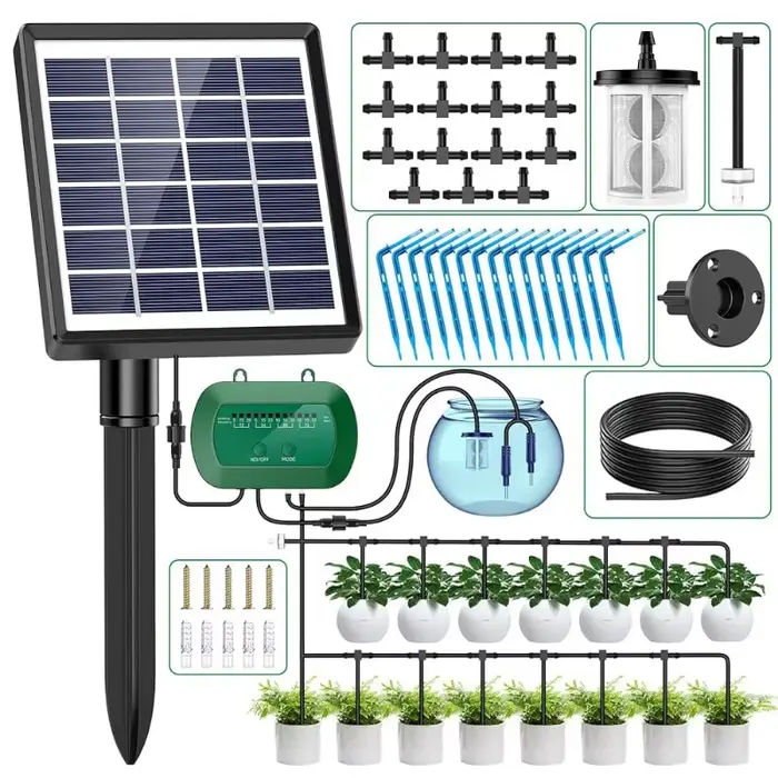 Kit d'irrigation solaire Intelligent 6V 2W