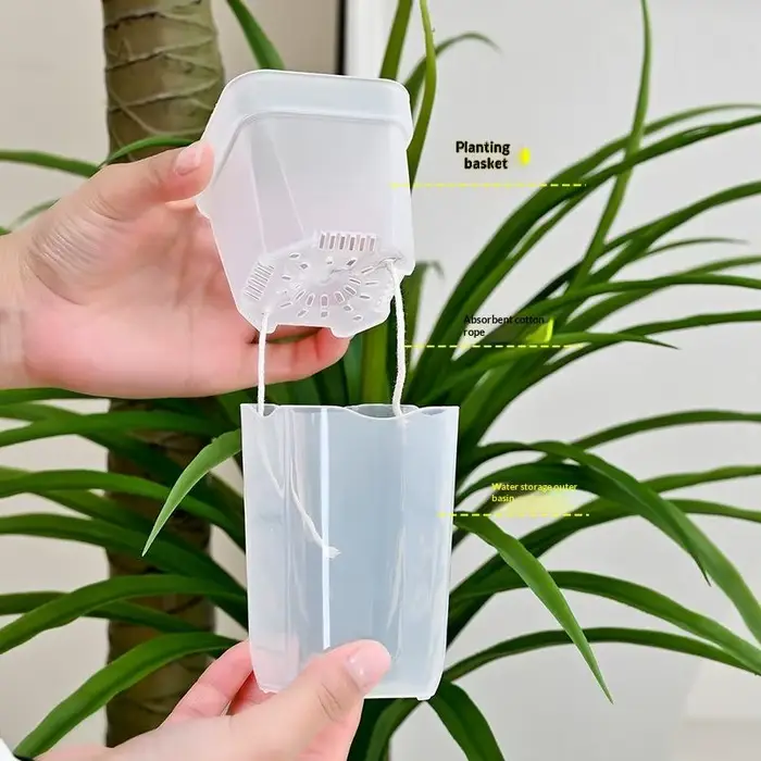 Pots auto-arrosants, pots de pépinière avec trous de drainage