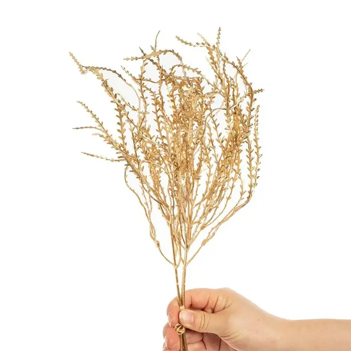 Plante artificielle D'or Coral Herbe Partie Maison vase Cour Extérieure Jardin nouvel an De Mariage mariée bouquet bricolage cadeau Décor Mur