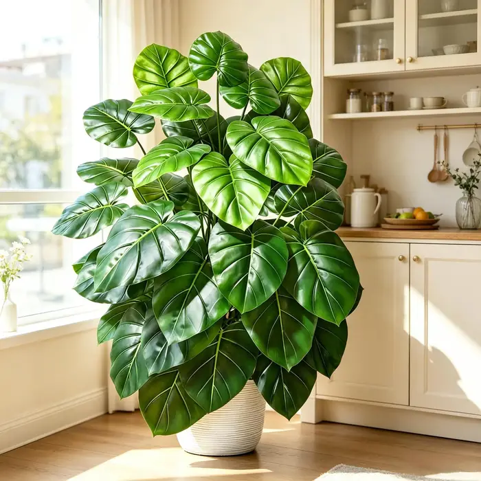 Palmier Artificiel Réaliste 60-105cm, Plante Artificielle Vert Vibrant au Toucher Réel pour Décorati