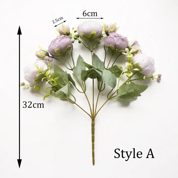 Artificiels de pivoine rose