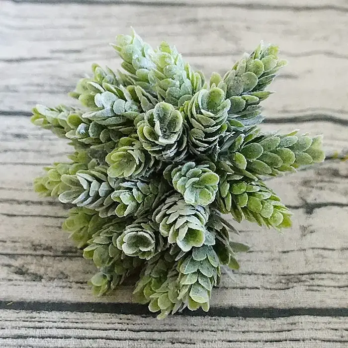 YO CHO – fausses plantes artificielles, brindilles, feuilles succulentes, 30 têtes, herbe d'ananas, 