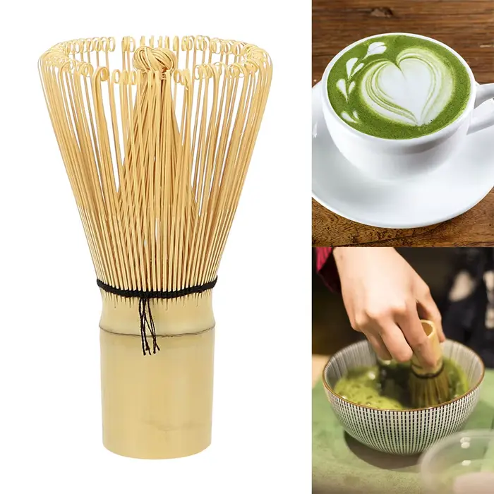 Cérémonie japonaise bambou Chasen 100 Matcha thé vert poudre fouet brosse à thé accessoires de cuisine outil à thé