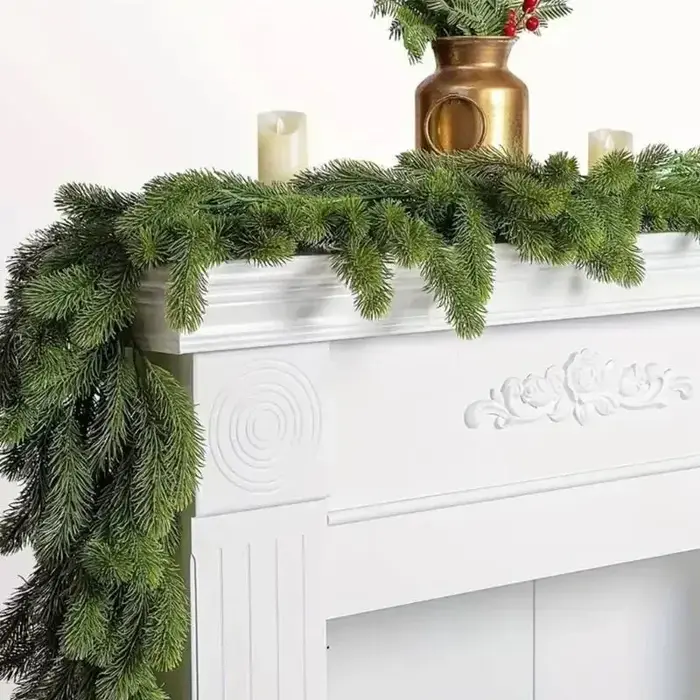 Vigne noël artificielle réaliste 6 pieds