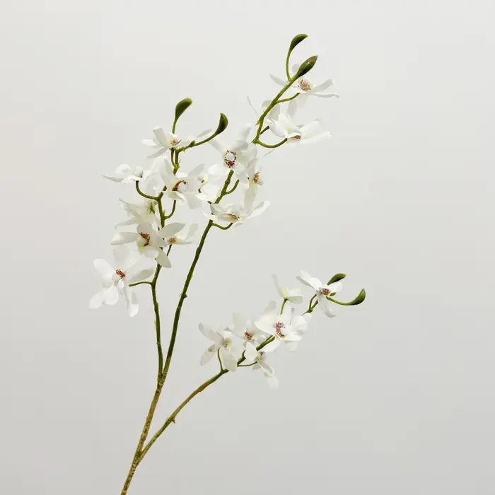 Orchidée Vanda artificielle de 28,7 pouces pour la décoration murale florale de la maison, du mariag