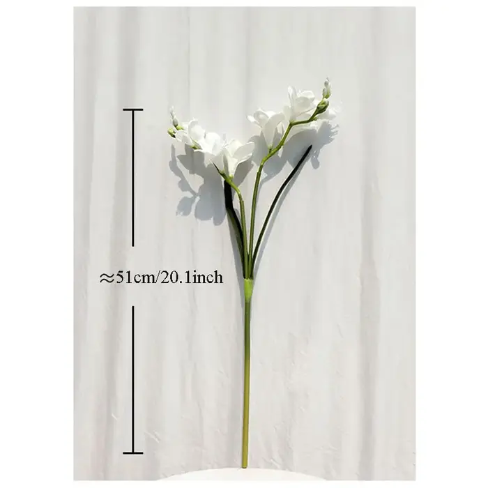 PU 2 fourchettes Jade épingle à cheveux fleur maison salon décoration faux Floral bricolage mariage Festival fête scène mise en page photographie accessoires