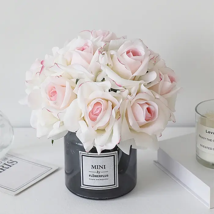 Fleurs artificielles 5 têtes