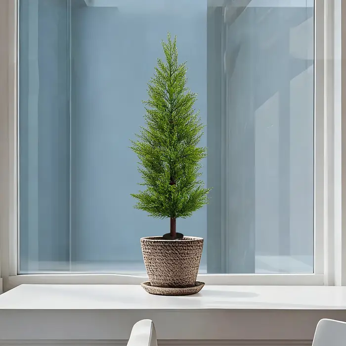 Cèdre artificiel de 90-120 cm résistant aux UV