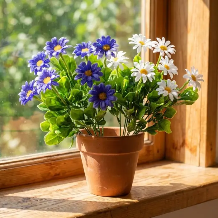 Fausses fleurs artificielles de marguerites
