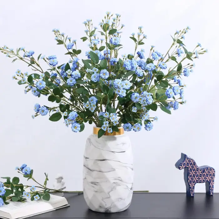 Fleurs Artificielles Faite à la Main Marguerites pour Maison