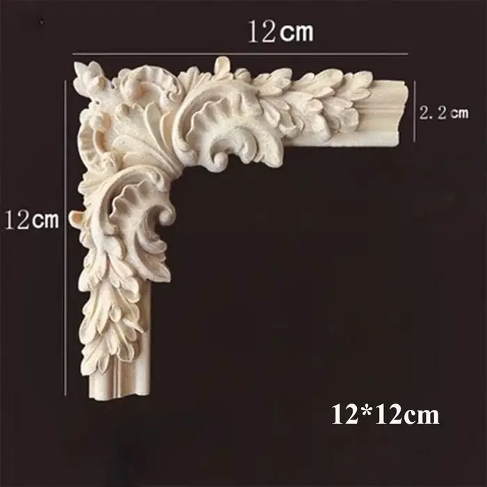 Artisanat sculpté en bois Floral naturel de haute qualité