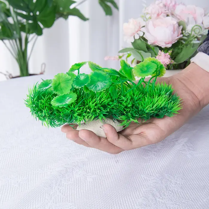 Décoration de plante d'eau d'aquarium artificielle