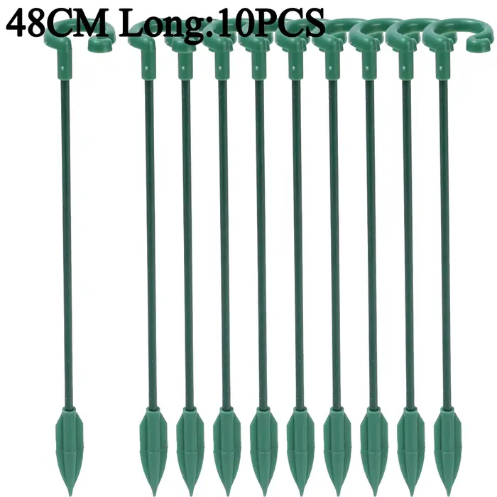Tiges de Support pour plantes en plastique, branche d'aide verticale, poteau de Support pour modélis