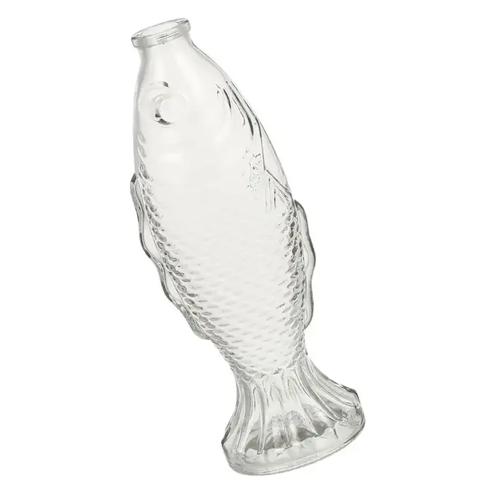 Vases en verre pour fleurs et poissons