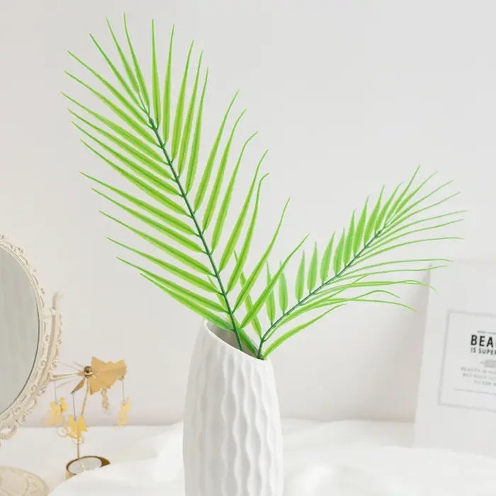 Plantes artificielles Tropical Palmier Feuilles Maison Chambre Jardin Décoration Accessoires Photographie Prop Festival Fournitures De Mariage