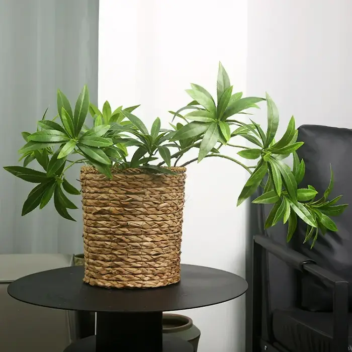 Fleur Artificielle Elaeocarpus Hainanensis, Plante Verte, Décoration de Mariage, Maison, Décoration de Table, Style Nordique Minimaliste, 95cm