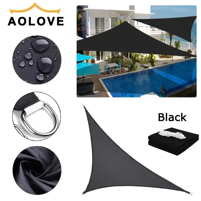 Abri solaire étanche Triangle pare-soleil Protection couverture extérieure jardin Patio piscine ombre voile auvent Campi