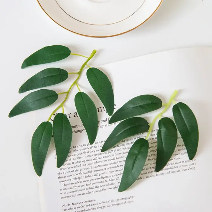 Plante artificielle en soie verte