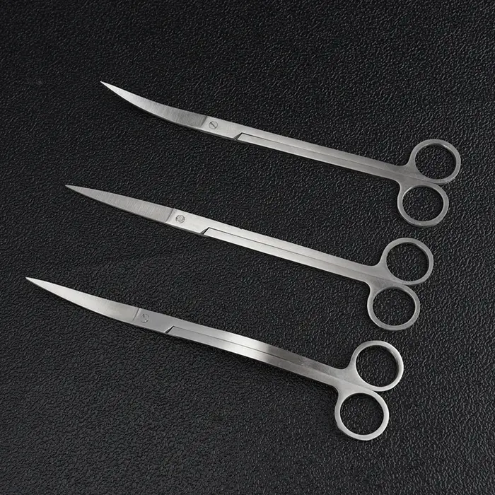 Ensemble d'outils de ciseaux d'aquarium, ciseaux ondulés, pincettes pour plantes, herbes, outils de
