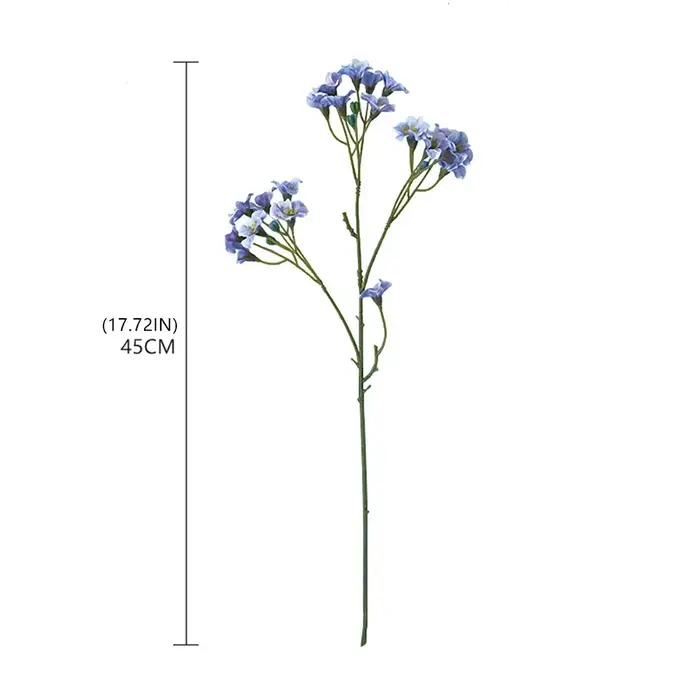 InjCornflower-Bouquet de fleurs artificielles