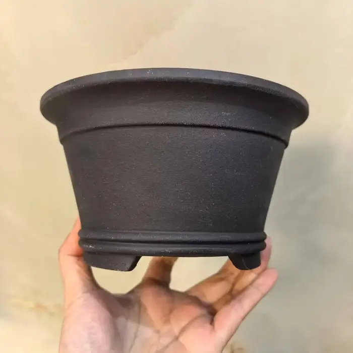 Pot à bonsaï rond non émaillé Yixing