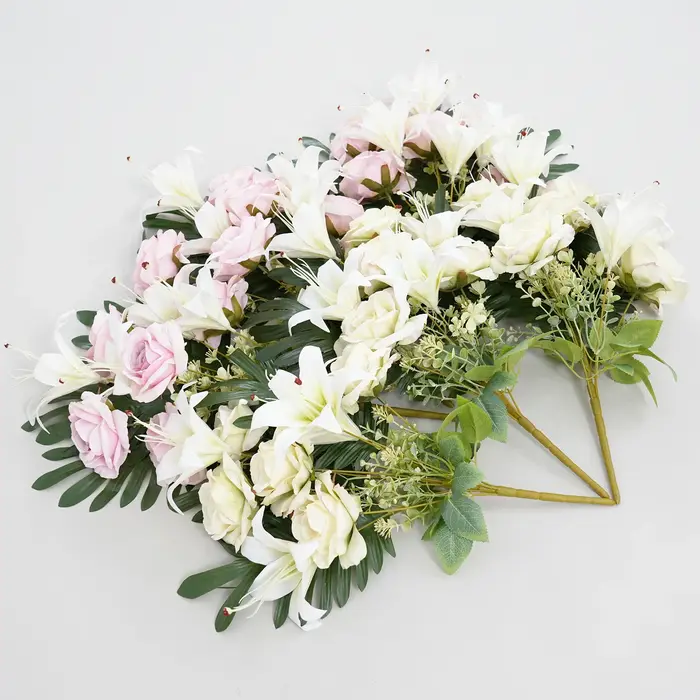 Bouquet de fleurs artificielles en soie X2025