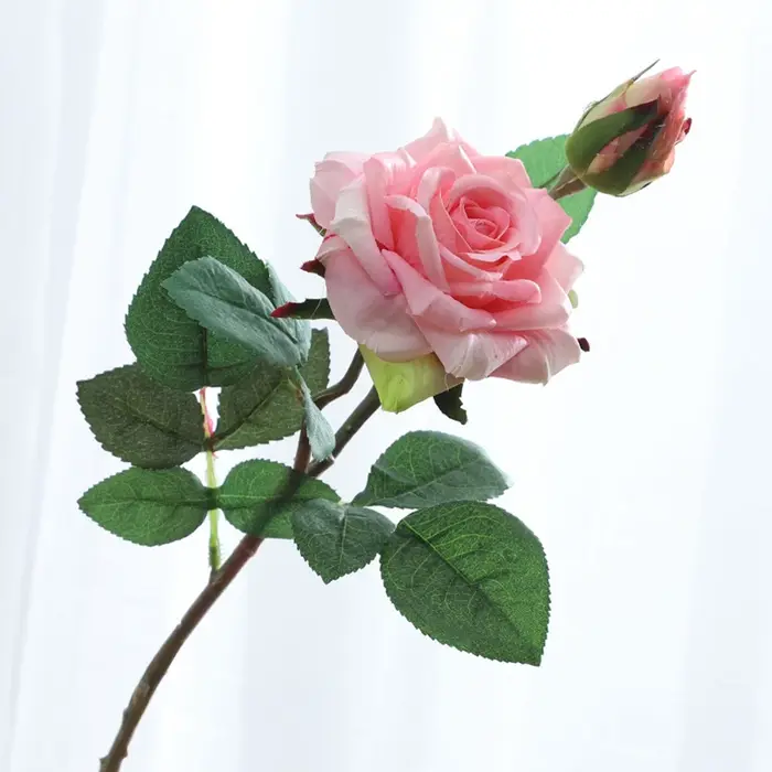 Fleurs artificielles grandes Roses en soie, nouveau Vase de branche magnifique pour la décoration de