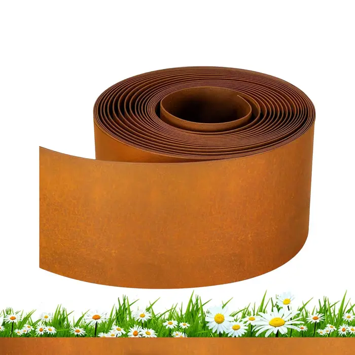 Bordure de jardin en acier résistant aux intempéries