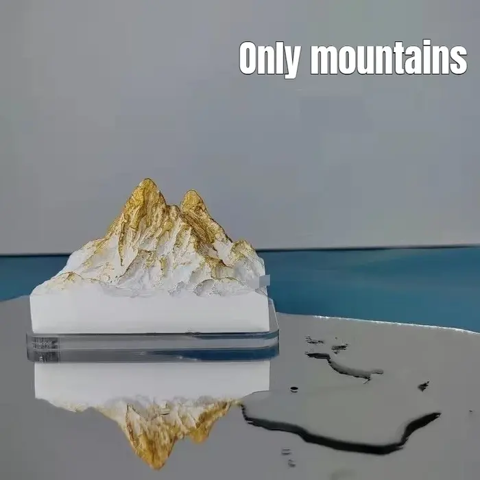 Diffuseur de résine en forme de montagne des Alpes, diffuseur d'huiles essentielles sans flamme, sup