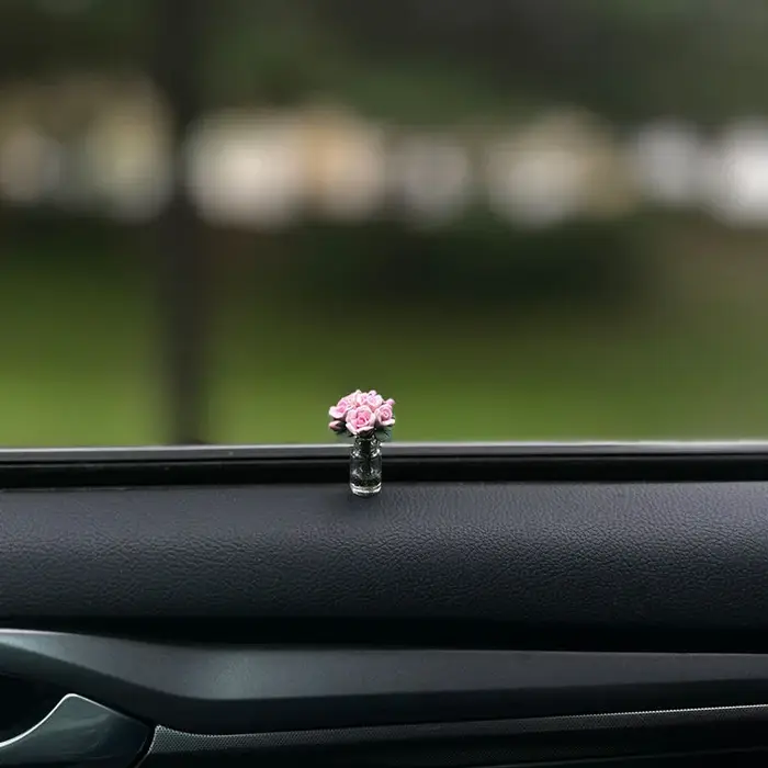 Mini Vase à roses et tournesol