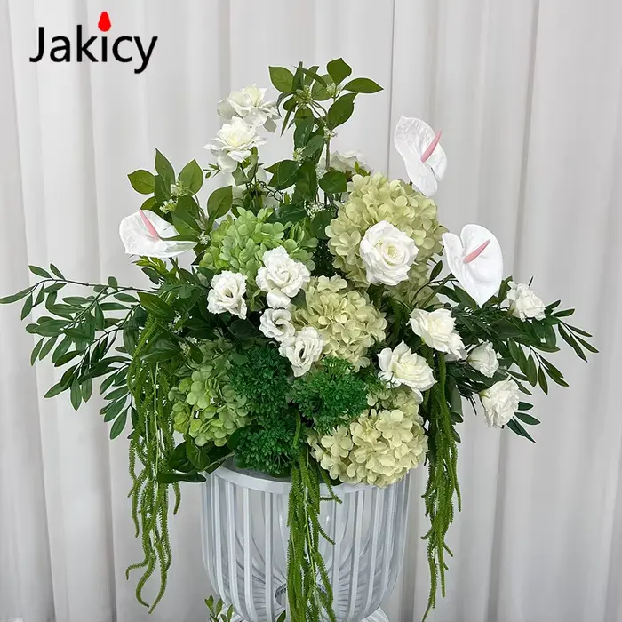 Arrangement Floral d'hortensia vert