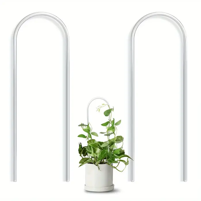 Cadre d'escalade en acrylique en forme de U, transparent et durable, adapté au support de pot de vig