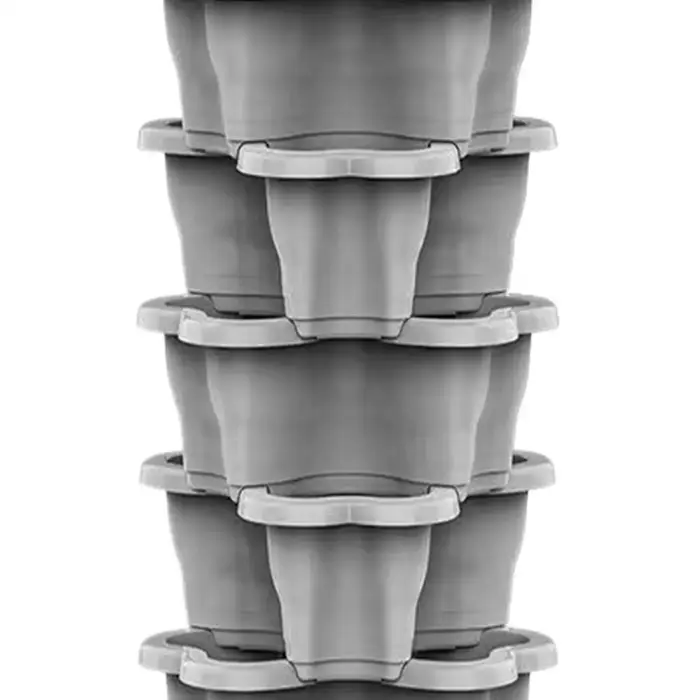 Tour verticale à 6 niveaux pour plantes