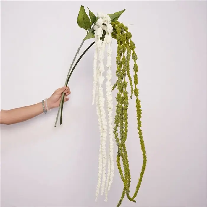 Plante artificielle suspendue Amaranthus à 6 têtes