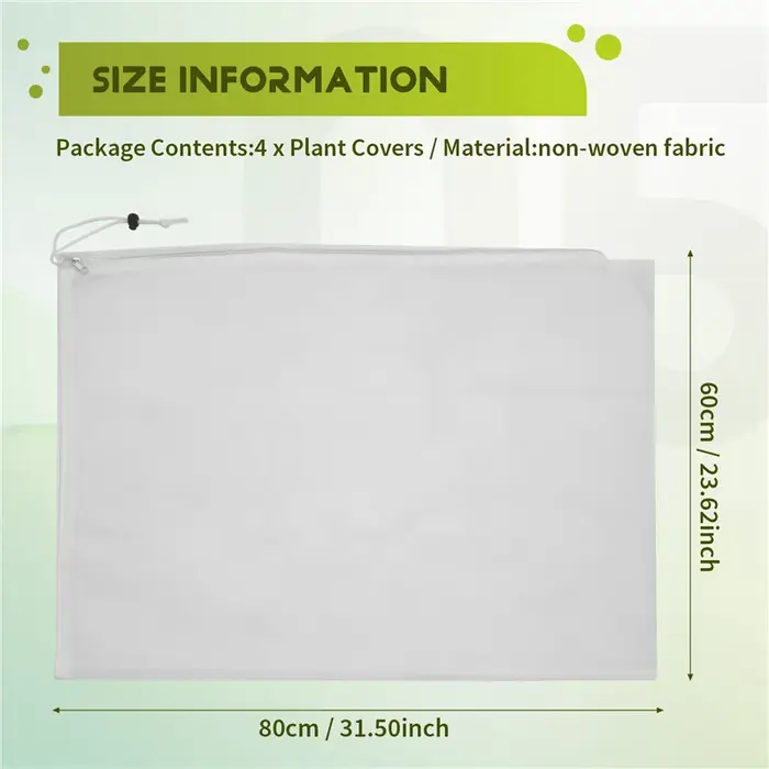 Paquet de 4 couvertures pour plantes