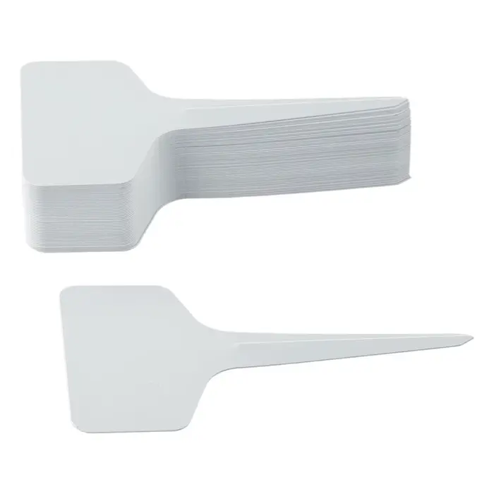 Marqueurs d'étiquettes pour plantes de Type T, 50 pièces, en PVC, pour Classification des plantes de