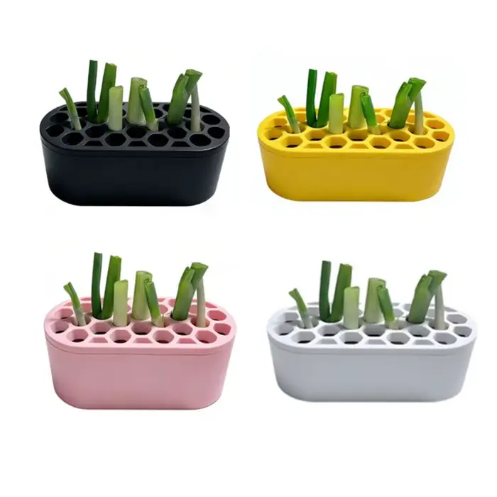 Pots de culture hydroponique multifonctionnels en plastique avec base de réservoir d'eau