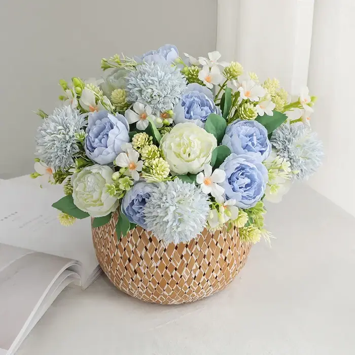 Fleurs artificielles pivoines