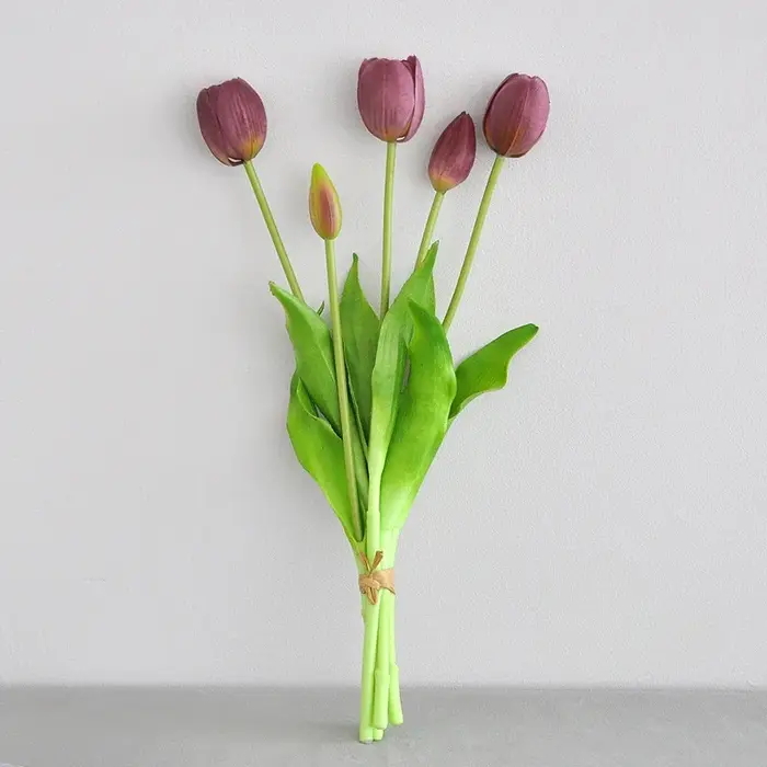Bouquets de tulipes en caoutchouc souple Él
