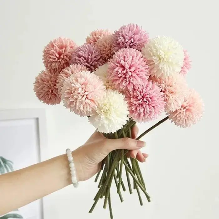 Bouquet de fleurs d'hortensia artificielles