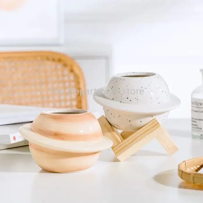 Mini pot de fleur en céramique pour la décoration de la maison
