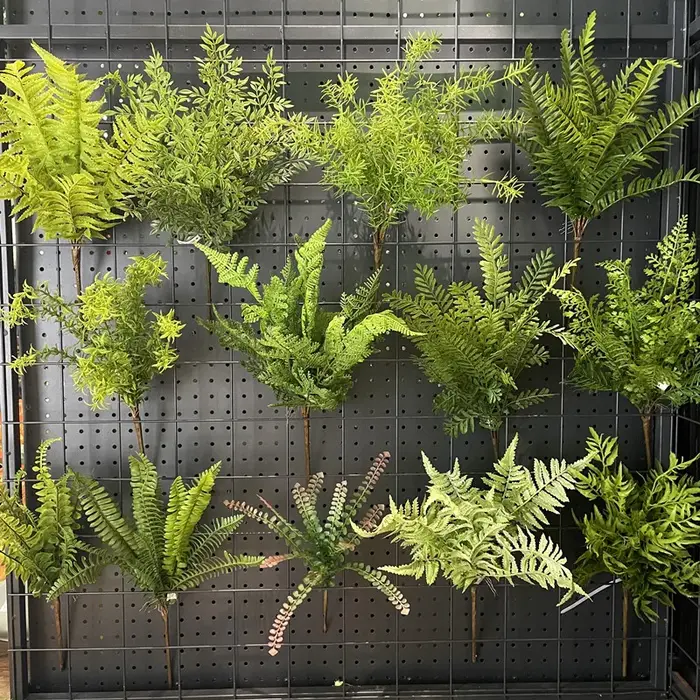 1 pièces plante artificielle vert persan feuilles de fougère décor de chambre fausse