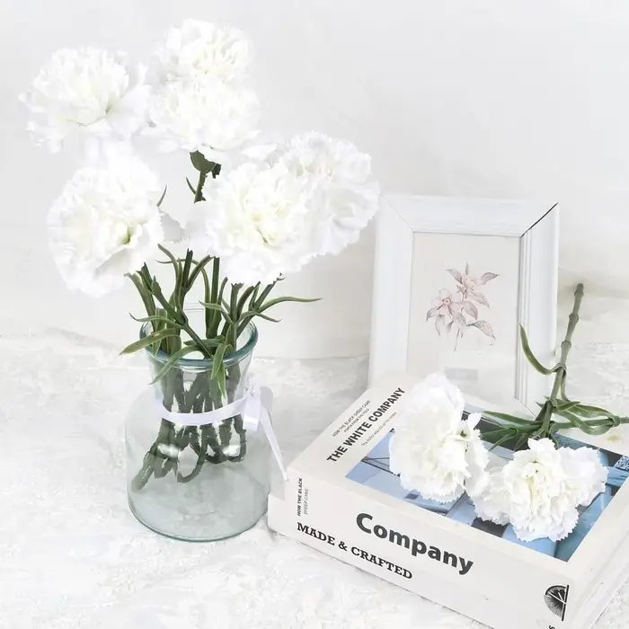 Bouquet de fleurs artificielles en soie de 15