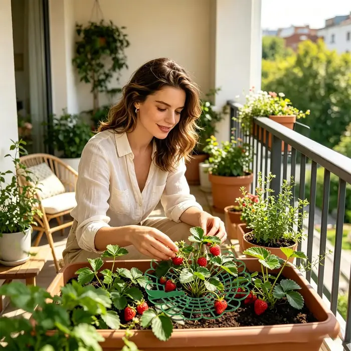 Supports pour plantes de fraises