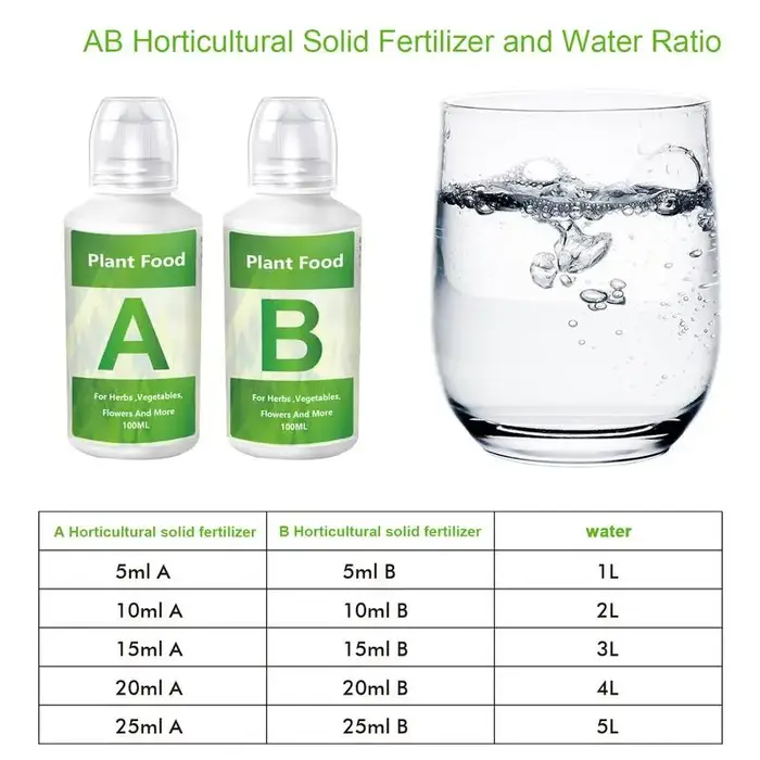 Ensemble de solution hydroponique pour plantes de jardin, navigateur AB pour fleurs et nutriments