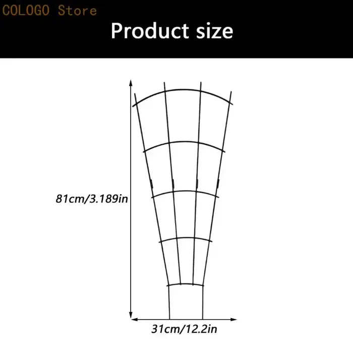 Cadre Support plante en fer durable, petit treillis d'intérieur en métal pour plante grimpante, échelles treillis