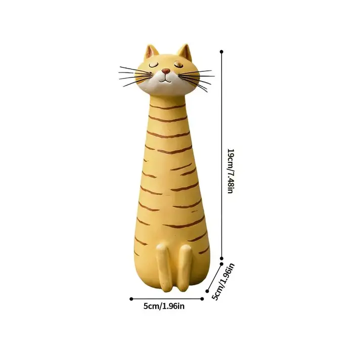 Vase à fleurs amusant et mignon en forme de chat